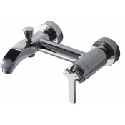 Смеситель для ванны c коротким изливом Bravat Waterfall F673107C-01