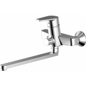 Смеситель для ванны с длинным изливом с аксессуарами Bravat Line F65299C-LB-RUS