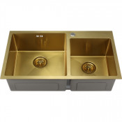 Мойка кухонная Melana ProfLine S8045HG сатин золото