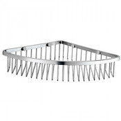 Мыльница в сеточку угловая Nofer Niza 09063.S матовая