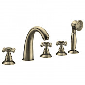 Смеситель на борт ванны Радомир Лонг бронза 1-27-4-0-0-610