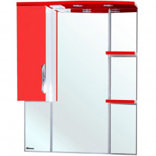 Зеркало-шкаф Bellezza Лагуна 75 с подсветкой левое красное