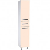 Пенал Bellezza Рокко 35 с бельевой корзиной правый бежевый