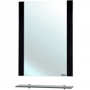 Зеркало с полкой Bellezza Рокко 50 черное