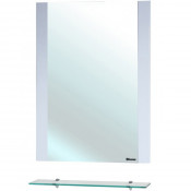 Зеркало с полкой Bellezza Рокко 60 белое