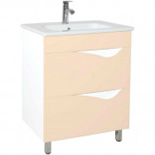 Тумба c раковиной Bellezza Эйфория 60 бежевая
