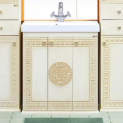 Тумба с раковиной Misty Olimpia Lux 75 прямая