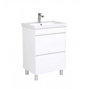 Тумба с раковиной напольная Аква Родос Валенсия 60 белая