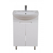 Тумба с раковиной напольная Аква Родос Квадро 55 белая