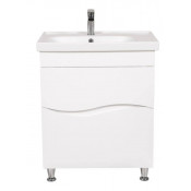 Тумба с раковиной напольная Аква Родос Альфа 70 белая