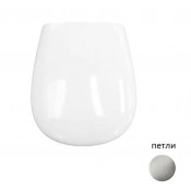 Сиденье с крышкой для унитаза Artceram Azuley AZA001 05 71 bi matt/cr белый матовый