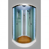 Душевая кабина Deto EM1510 с LED-подсветкой и гидромассажем