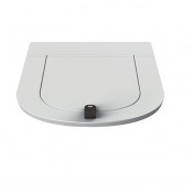Сиденье с крышкой для унитаза Artceram The One THA001 80 bi matt белый матовый