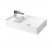 Раковина накладная Artceram Scalino SCL003 05 00 bi matt белый матовый