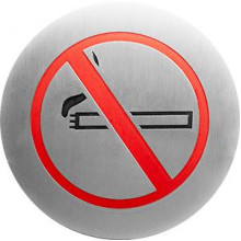 Табличка на дверь "Курение запрещено" Nofer 16730.2.S