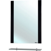 Зеркало с полкой Bellezza Рокко 60 черное