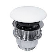 Донный клапан клик-клак Kerasan Nolita белый матовый 923330