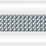 Декоративная вставка «Кристаллы Swarovski» на торцевую панель Радомир Fra Grande к ванне Фонтенбло 4-242-0-0-0-416