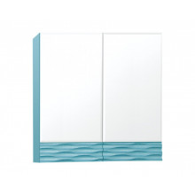 Зеркальный шкаф Style Line Ассоль 70 Люкс ЛС-00000320 аквамарин