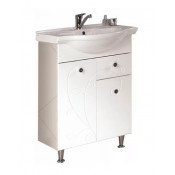 Тумба с раковиной Акватон Лиана 60 М 1A1629K0LL010 белая