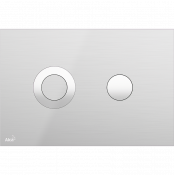 Клавиша смыва AlcaPlast Flat Inox TURN-INOX