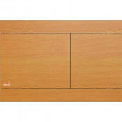 Кнопка управления AlcaPlast FUN-BEECH нержавеющая сталь-декорирована под дерево