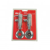 Угловой вентиль с фильтром AlcaPlast ARV001-BLISTR 1/2" × 3/8", круглый (2 шт)