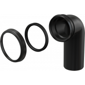 Колено стока, комплект AlcaPlast M908