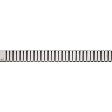 Решетка для лотков AlcaPlast LINE-1050L нержавеющая сталь глянцевая