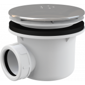 Сифон для душевого поддона Alcaplast A49K металл lux