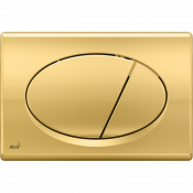 Клавиша смыва AlcaPlast Basic M75, золото