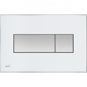 Клавиша смыва Alcaplast M1370 белая матовая