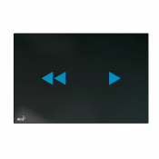 Клавиша смыва AlcaPlast Night Light NIGHT LIGHT-2, черный