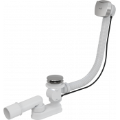 Слив-перелив для ванны Alcaplast A51CRM автомат комплект хром пластик