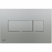 Клавиша смыва AlcaPlast Basic M372, хром - матовая