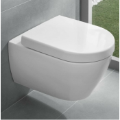 Подвесной унитаз Villeroy&Boch Subway 2.0 5614R001+9M68S101 безободковый