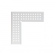 Решетка для дренажного углового желоба 75 мм, нержавеющая сталь AlcaPlast ADZ-R303R