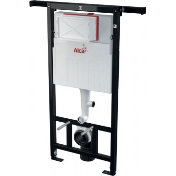 Cкрытая система инсталляции AlcaPlast AM102/1120V с возможностью вентиляции для сухой установки (при реконструкции ванных комнат в панельных домах)