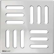 Решетка 102×102 мм нержавеющая сталь AISI 316L AlcaPlast MPV008