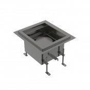 Промышленный сливной трап из нержавеющей стали AISI 316L AlcaPlast APR2-1250