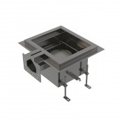 Промышленный сливной трап с щелевым выпуском из нержавеющей стали AISI 316L AlcaPlast APR2-1251