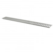 Решетка для дренажного канала AVZ101 оцинкованная сталь „T“ профиль A15 AlcaPlast AVZ-R101