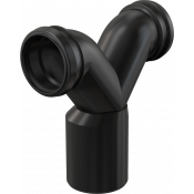 Двойное колено 90° с защитными затворами AlcaPlast M909