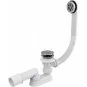 Сифон для ванны CLICK/CLACK, хром AlcaPlast A505CRM-120