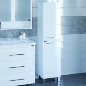 Шкаф-пенал напольный/подвесной с бельевой корзиной Санта Вегас 40 526005