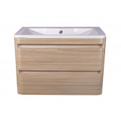 Тумба под раковину Style Line El Fante Атлантика 90 СС-00002219 подвесная ясень перламутр