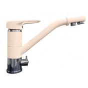 Смеситель с краном питьевой воды GranFest 2624-1 бежевый