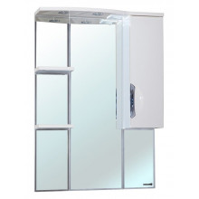 Зеркало-шкаф Bellezza Лагуна 85 с подсветкой правое белое