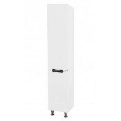 Пенал Bellezza Лагуна 35 с бельевой корзиной левый белый