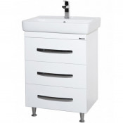 Тумба напольная Bellezza Рокко 50 с раковиной Dreja белая